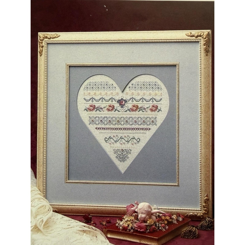 Just Nan Caldera A LADY'S HEART Counted Cross Stitch Pattern Only JN021